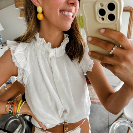 color pop yellow earrings
