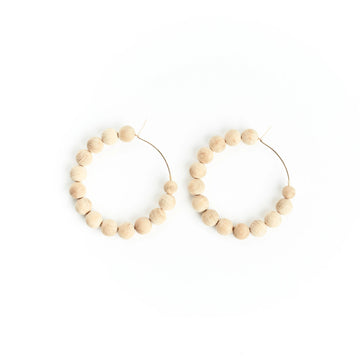 Mini Sandalwood Hoops