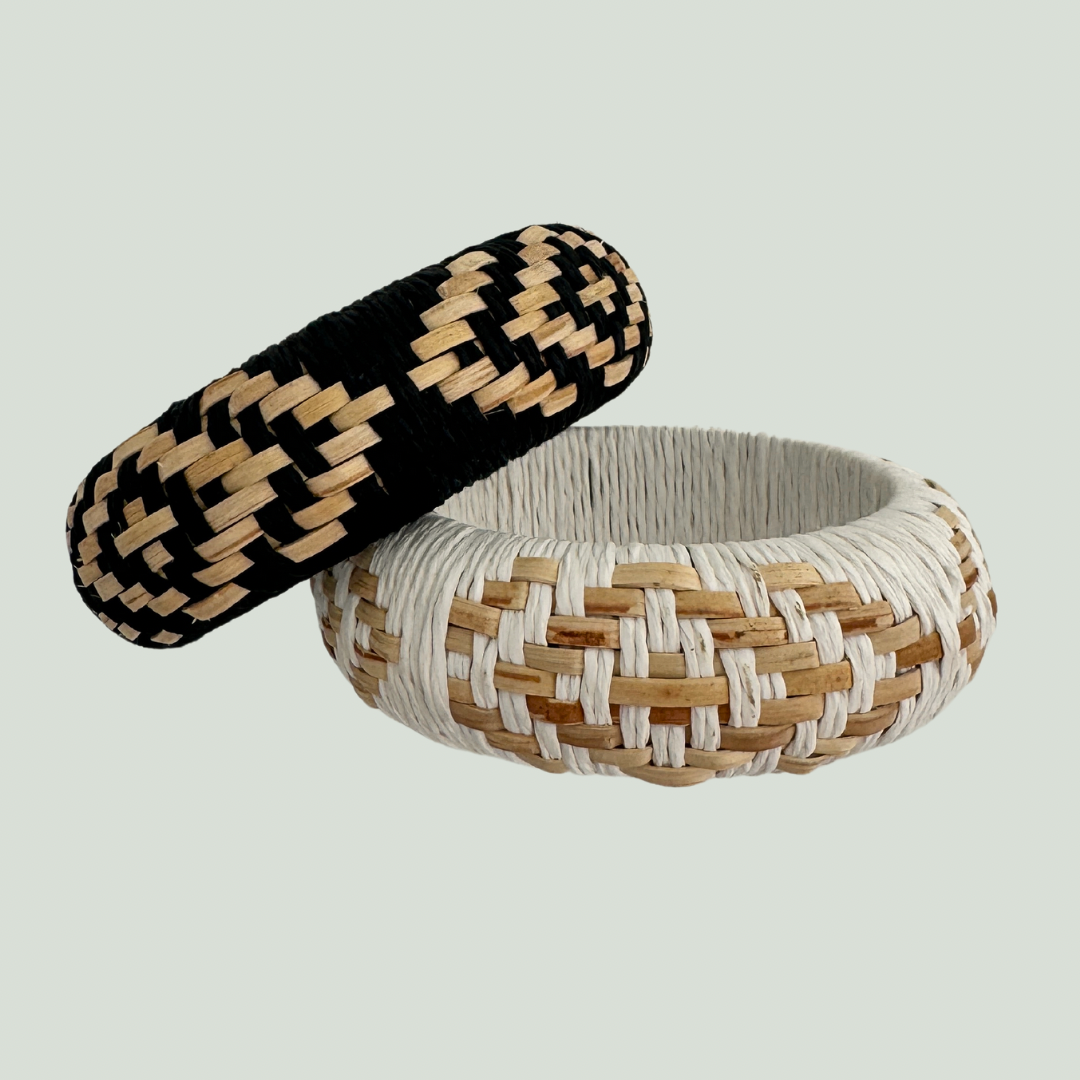 raffia bangles