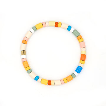 mod dainty color block bracelet