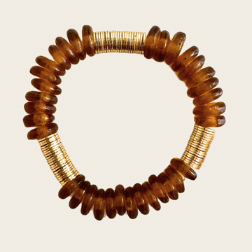 amber glass breezy bracelet