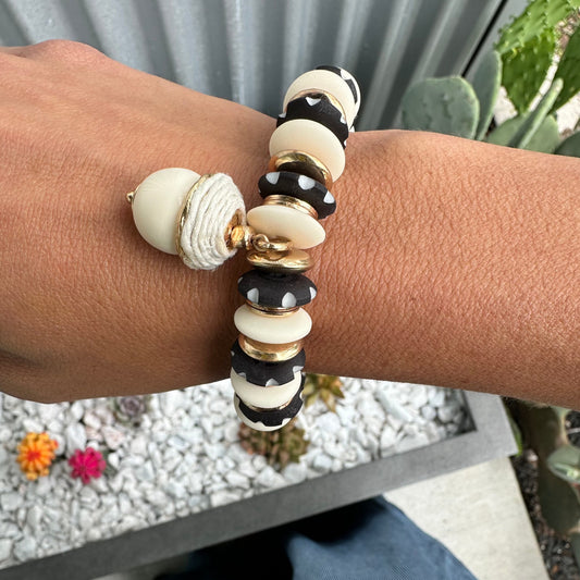 stripe tribal bracelet