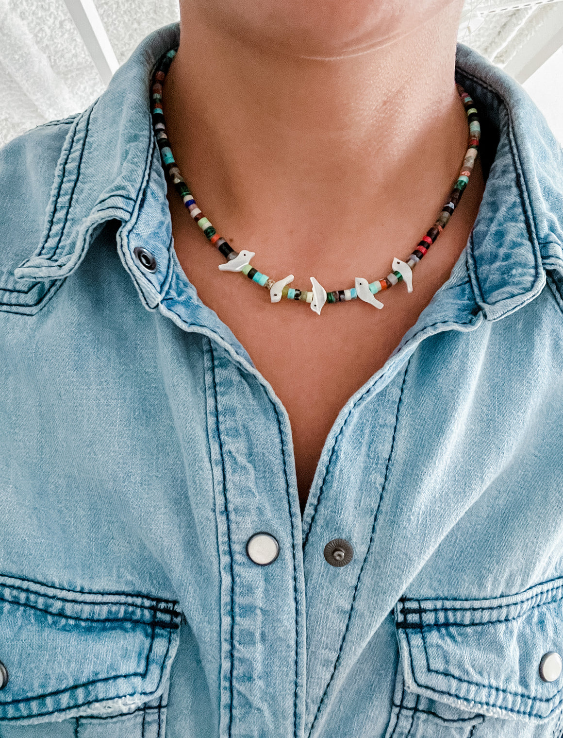 the birdie necklace