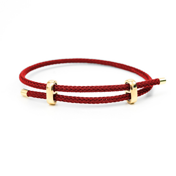 Scarlet Red Cable Bracelet