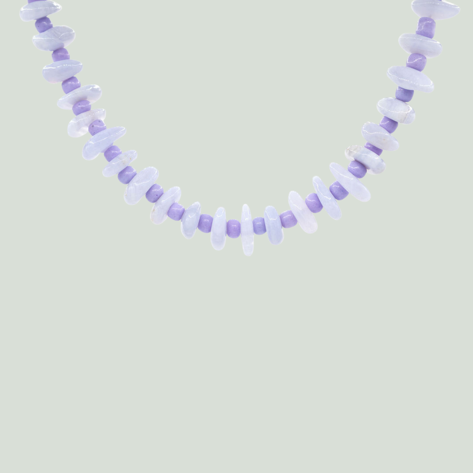 Lavender deals stone necklace