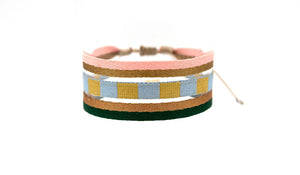Katie's Mix, set of 3 adjustable ribbon tie bracelets