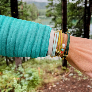 Forest cable bracelet